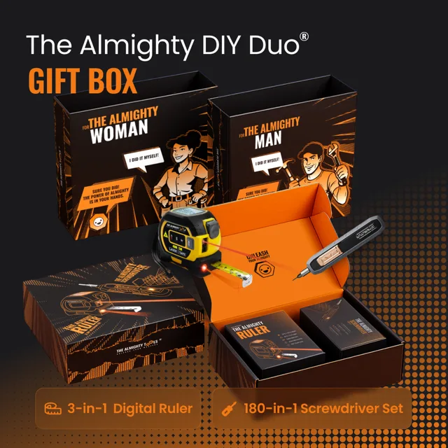 The Almighty DIY Duo gift box, personalized for him or her